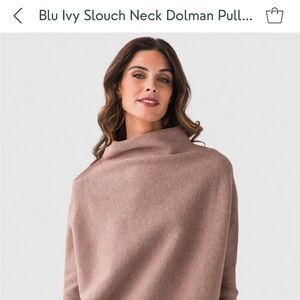 Bluivy Taupe SlouchKnit Sweater